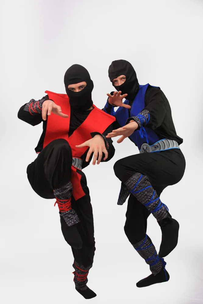 Personaje Ninja Rosu si Albastru Iasi Costum Personaje Ninja Rosu si Albastru Iasi petreceri copii Iași — Kids Mania