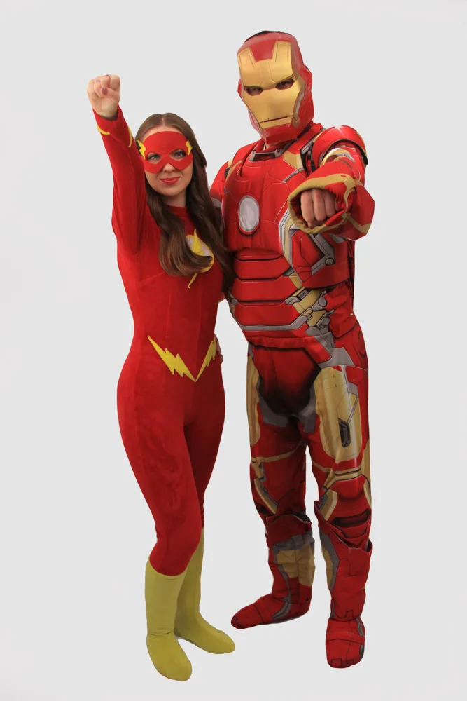 fata flash si iron man la petreceri pentru copii Costum fata flash si iron man la petreceri pentru copii petreceri copii Iași — Kids Mania