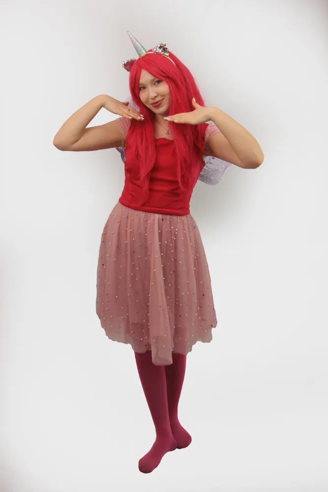 Ponei roz animator petreceri pentru copii Costum Ponei roz animator petreceri pentru copii petreceri copii Iași — Kids Mania