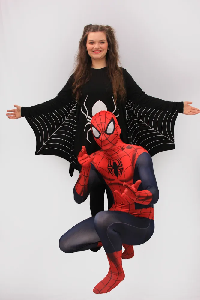 spiderman si spidergirl personaje petreceri copii Costum spiderman si spidergirl personaje petreceri copii petreceri copii Iași — Kids Mania